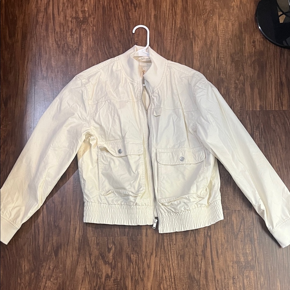 Universal Thread Cream Bomber Jacket